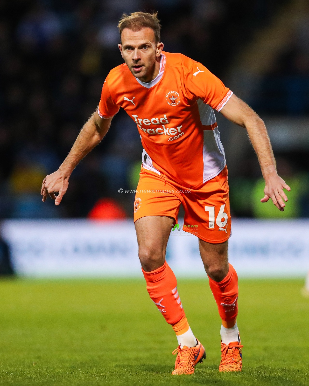 Jordan Rhodes of Blackpool in action during the Emirates FA Cup First Round match Gillingham vs Blackpool at MEMS Priestfield Stadium, Gillingham, United Kingdom, 2nd November 2024

(Photo by Izzy Poles/News Images)