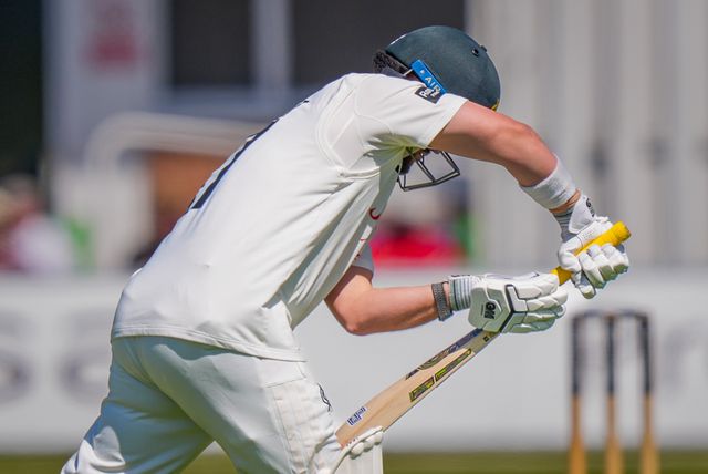Ben Duckett of Nottinghamshire during Leicestershire County Cricket Club vs Nottinghamshire County Cricket Club in Country Cricket Division One Day 1 at Grace Road, Leicester, United Kingdom on 01 May 2026

(Photo by Maynard Manyowa/News Images)