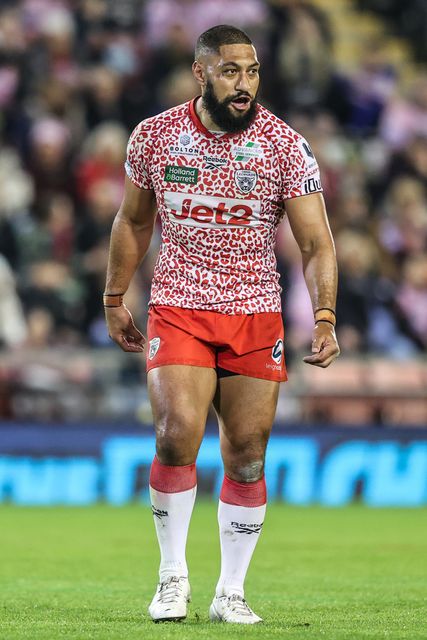 Isaac Liu of Leigh Leopards during the Betfred Super League play-off Eliminator 1 match Leigh Leopards vs Wakefield Trinity at Progress With Unity Stadium, Leigh, United Kingdom, 26th September 2025

(Photo by Alfie Cosgrove/News Images)