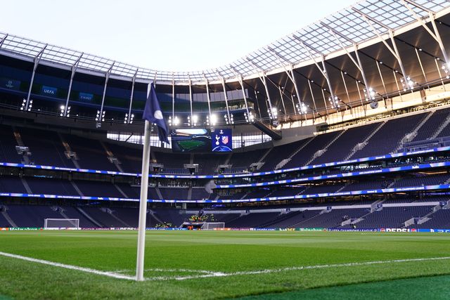 General view of the Tottenham Hotspur Stadium ahead of the UEFA Champions League match Tottenham Hotspur vs Atletico Madrid at Tottenham Hotspur Stadium, London, United Kingdom on 18 March 2026

(Photo by Harvey Murphy/News Images)