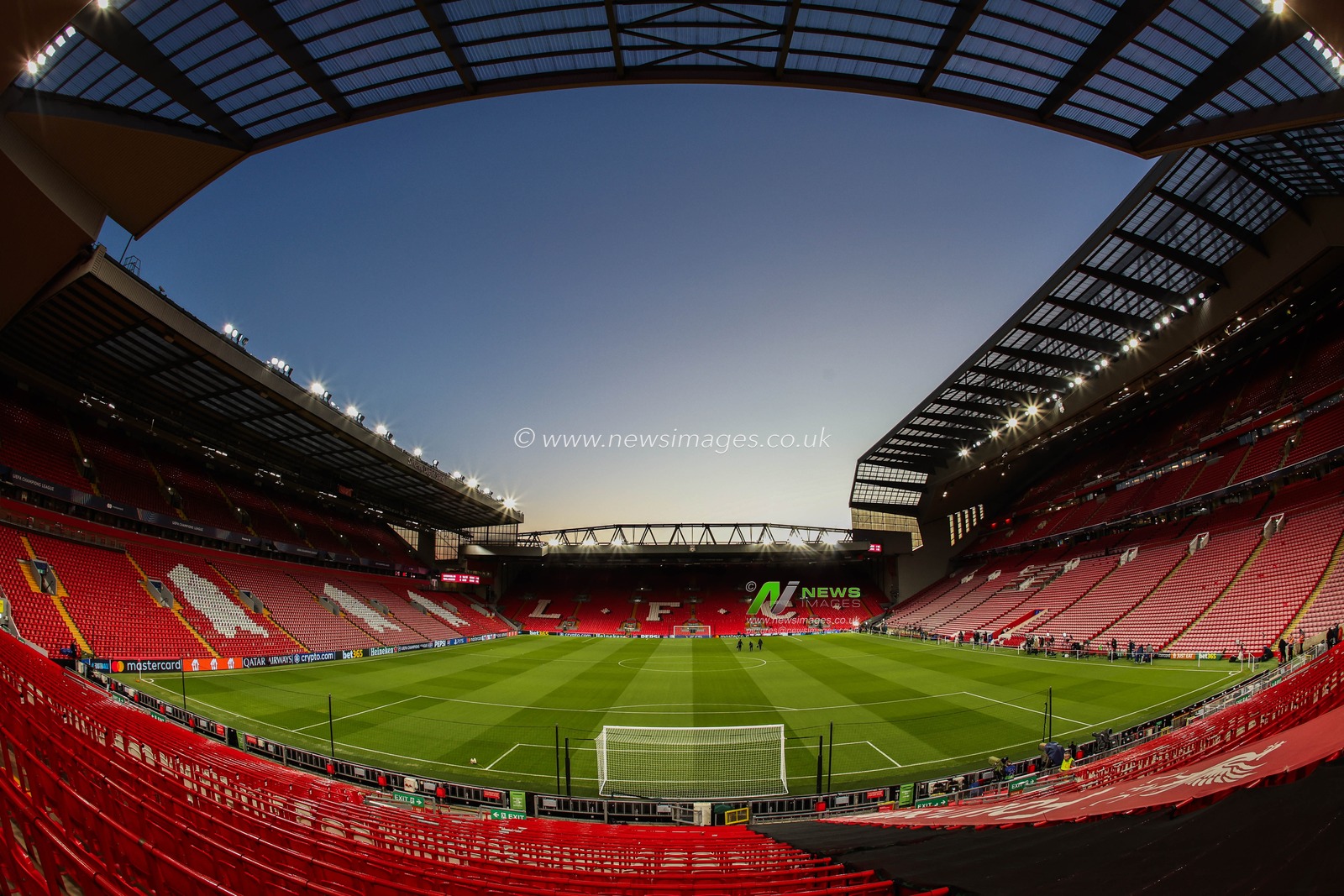 A general view of Anfield prior to the UEFA Champions League, League Phase MD5 Liverpool v Real Madrid at Anfield, Liverpool, United Kingdom, 27th November 2024

(Photo by Mark Cosgrove/News Images)