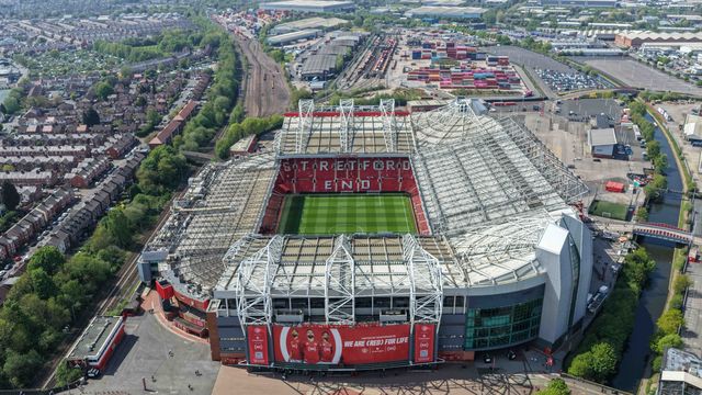 An aerial view of Old Trafford during the Premier League match Manchester United vs Brentford at Old Trafford, Manchester, United Kingdom on 27 April 2026

(Photo by Mark Cosgrove/News Images)