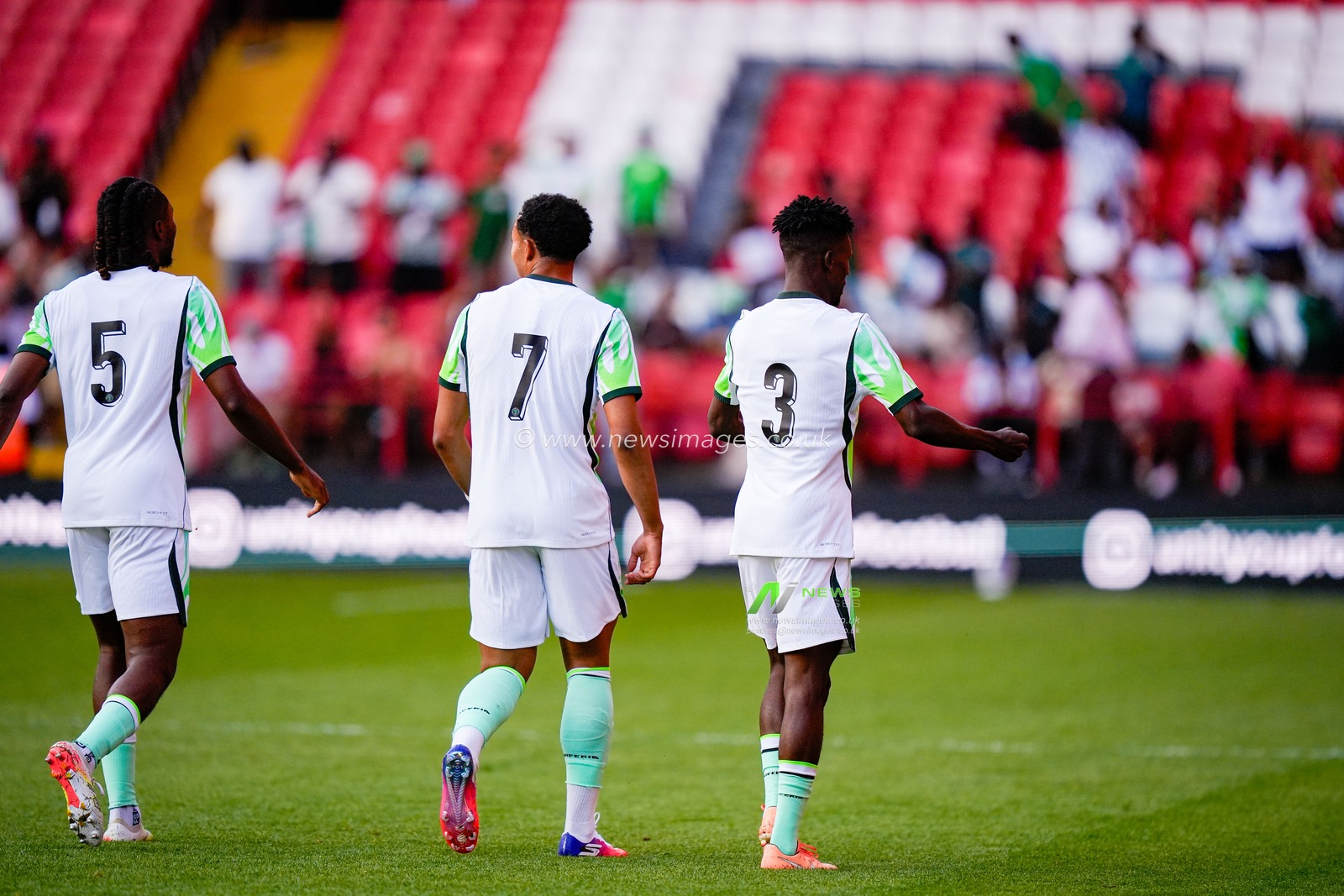 Femi Azeez of Nigeria scores to make it 1-0 during the Unity Cup 2026 Semi-Finals match Nigeria vs Zimbabwe at The Valley, London, United Kingdom on 26 May 2026

(Photo by Maynard Manyowa/News Images)