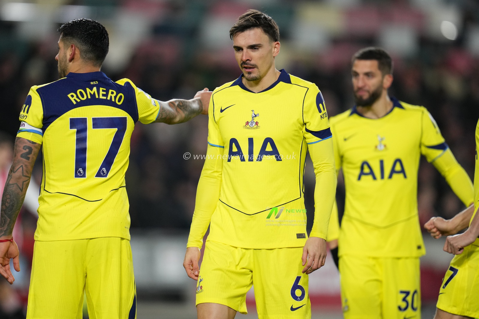 Joao Palhinha of Tottenham Hotspur during the Premier League match Brentford vs Tottenham Hotspur at The Gtech Community Stadium, London, United Kingdom, 1st January 2026

(Photo by Harvey Murphy/News Images)

*** GER AUT SUI OUT ***