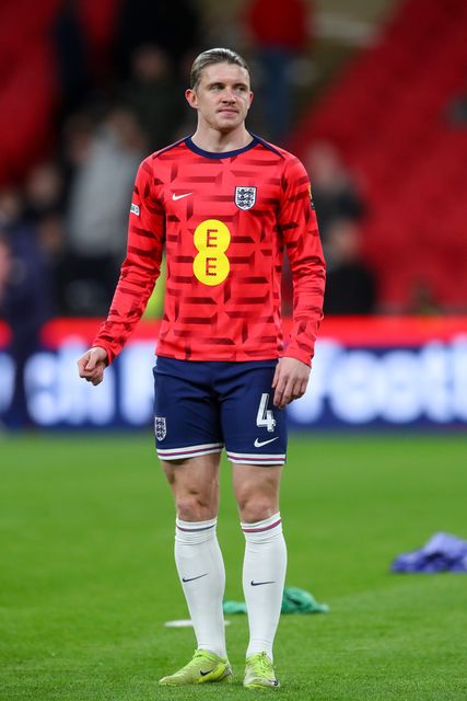 Conor Gallagher of England in the pregame warmup session during the UEFA Nations League, League B - Group 2 match England vs Republic of Ireland at Wembley Stadium, London, United Kingdom, 17th November 2024

(Photo by Gareth Evans/News Images)