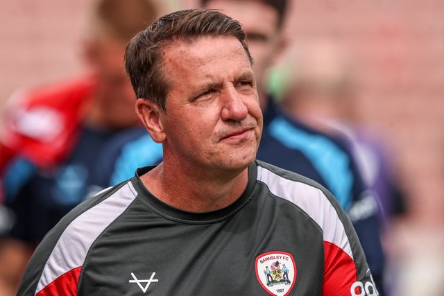 Daniel Stendel manager of Barnsley during the Sky Bet League One match Barnsley vs Bromley at Oakwell, Barnsley, United Kingdom on 15 August 2026

(Photo by Alfie Cosgrove/News Images)