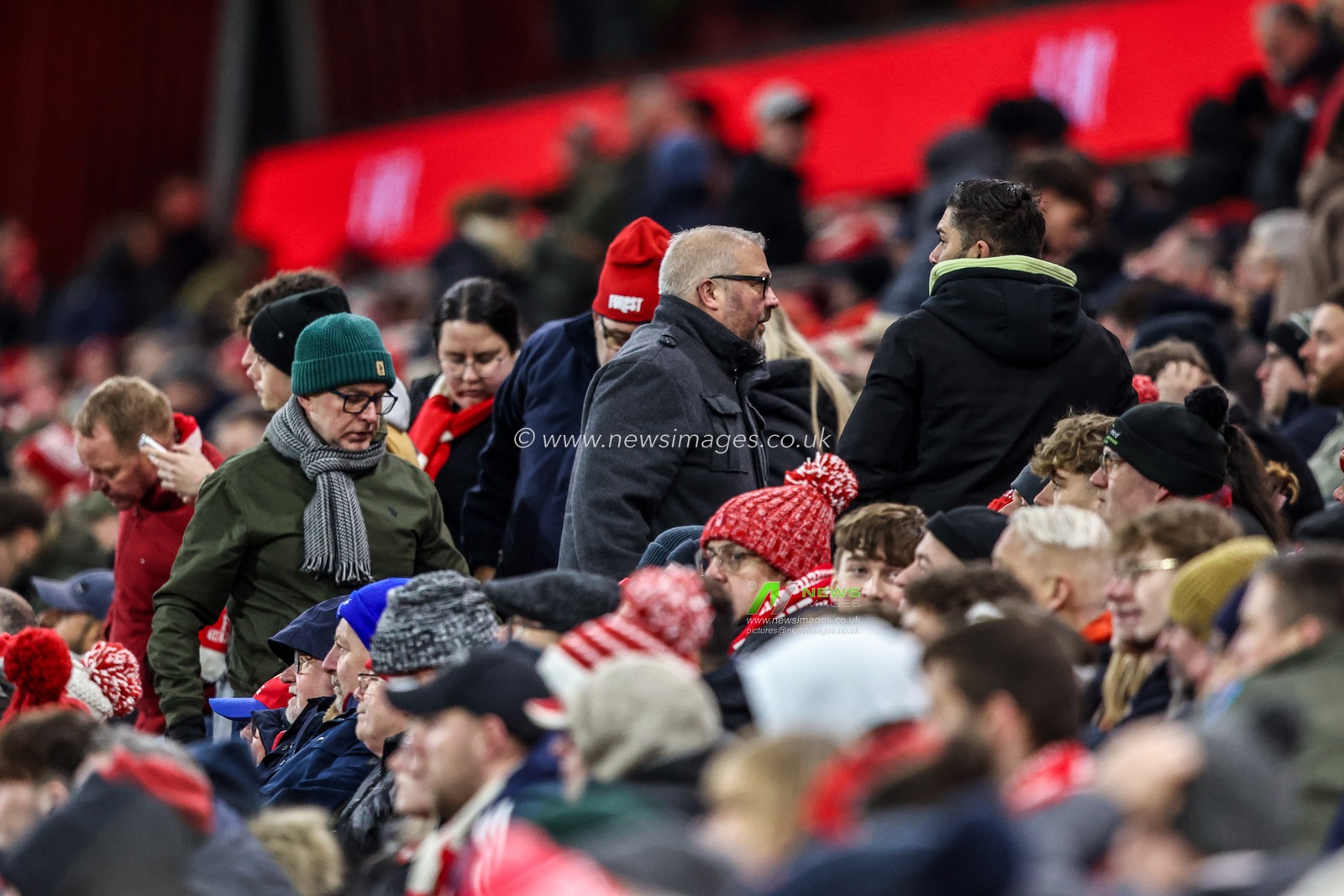 Nottingham Forest fans make their way to the exits during the Premier League match Nottingham Forest vs Everton at City Ground, Nottingham, United Kingdom, 30th December 2025

(Photo by Alfie Cosgrove/News Images)

*** GER AUT SUI OUT ***