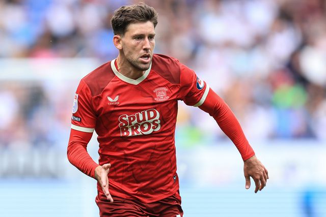 Callum Lang of Preston North End during the Sky Bet Championship match Bolton Wanderers vs Preston North End at Toughsheet Community Stadium, Bolton, United Kingdom on 15 August 2026

(Photo by Jorge Horsted/News Images)
