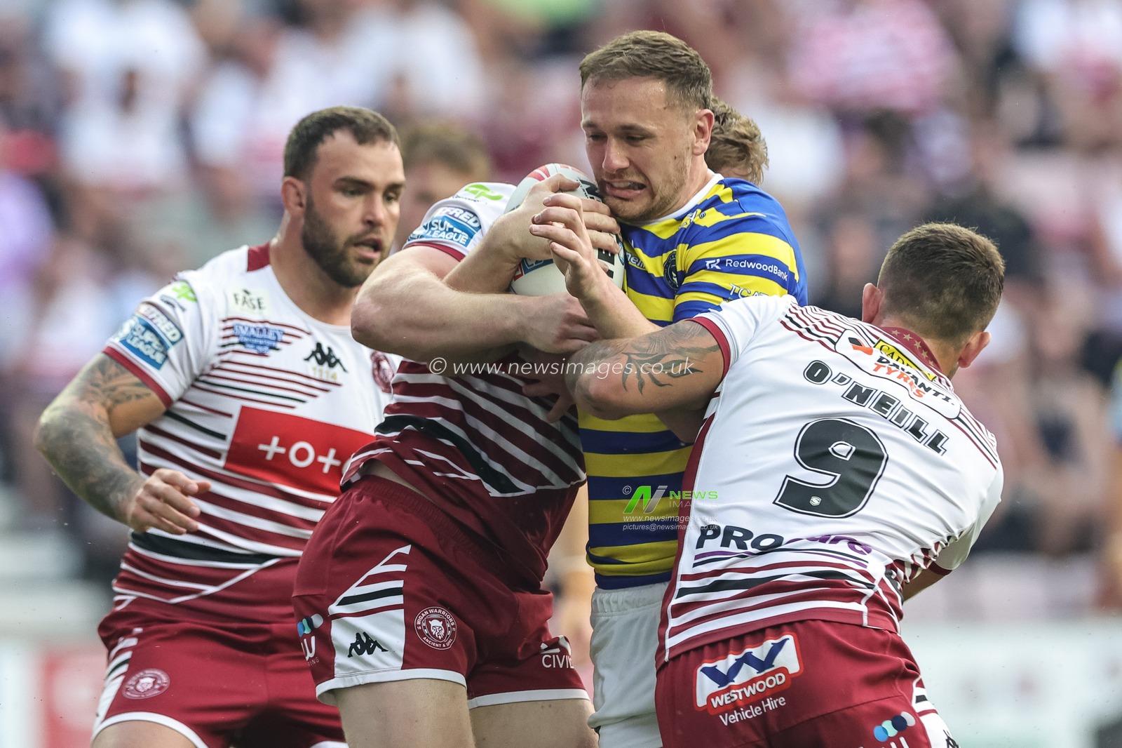 Betfred Super League round 18 Wigan Warriors v Warrington Wolves