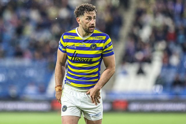 Toby King of Warrington Wolves during the Betfred Super League round 10 match Huddersfield Giants vs Warrington Wolves at Accu Stadium, Huddersfield, United Kingdom on 02 May 2026

(Photo by Alfie Cosgrove/News Images)