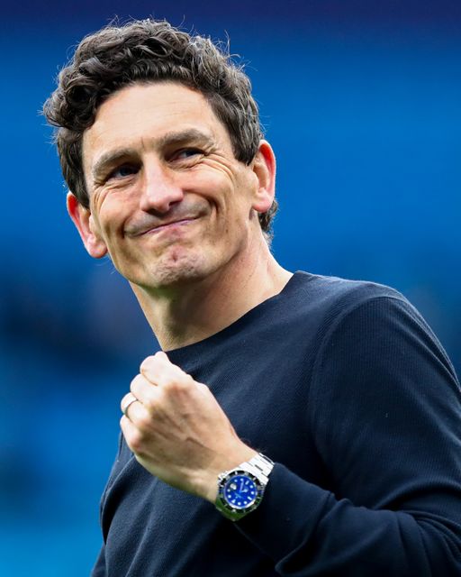 Keith Andrews manager of Brentford dejected after 3-0 loss after the Premier League match Manchester City vs Brentford at The City in the Community Etihad Stadium, Manchester, United Kingdom on 09 May 2026

(Photo by Jorge Horsted/News Images)