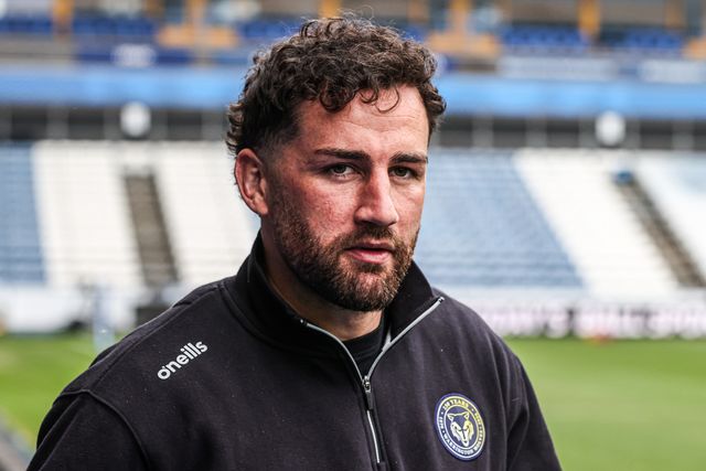 Toby King of Warrington Wolves arrives during the Betfred Super League round 10 match Huddersfield Giants vs Warrington Wolves at Accu Stadium, Huddersfield, United Kingdom on 02 May 2026

(Photo by Alfie Cosgrove/News Images)