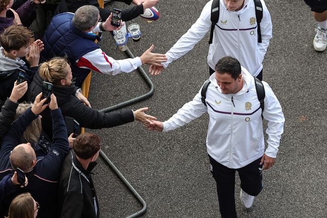Jamie George of England arrives during the Quilter Nations Series 2025 match England vs Australia at Allianz Stadium, Twickenham, United Kingdom, 1st November 2025

(Photo by Mark Cosgrove/News Images)

*** GER AUT SUI OUT ***