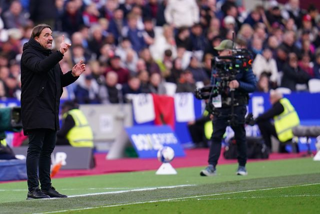Daniel Farke manager of Leeds United during the Emirates FA Cup Quarter-Final match West Ham United vs Leeds United at London Stadium, London, United Kingdom on 04 April 2026

(Photo by Harvey Murphy/News Images)