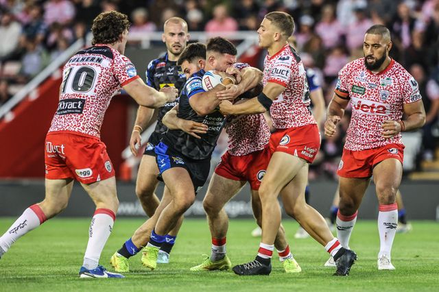 Betfred Super League round 21 Leigh Leopards v Leeds Rhinos