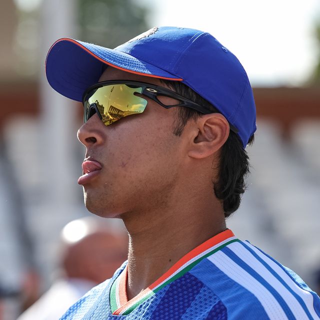 Vaibhav Sooryavanshi of India during the Third Vitality T20 International match England vs India at Trent Bridge, Nottingham, United Kingdom on 07 July 2026

(Photo by Mark Cosgrove/News Images)