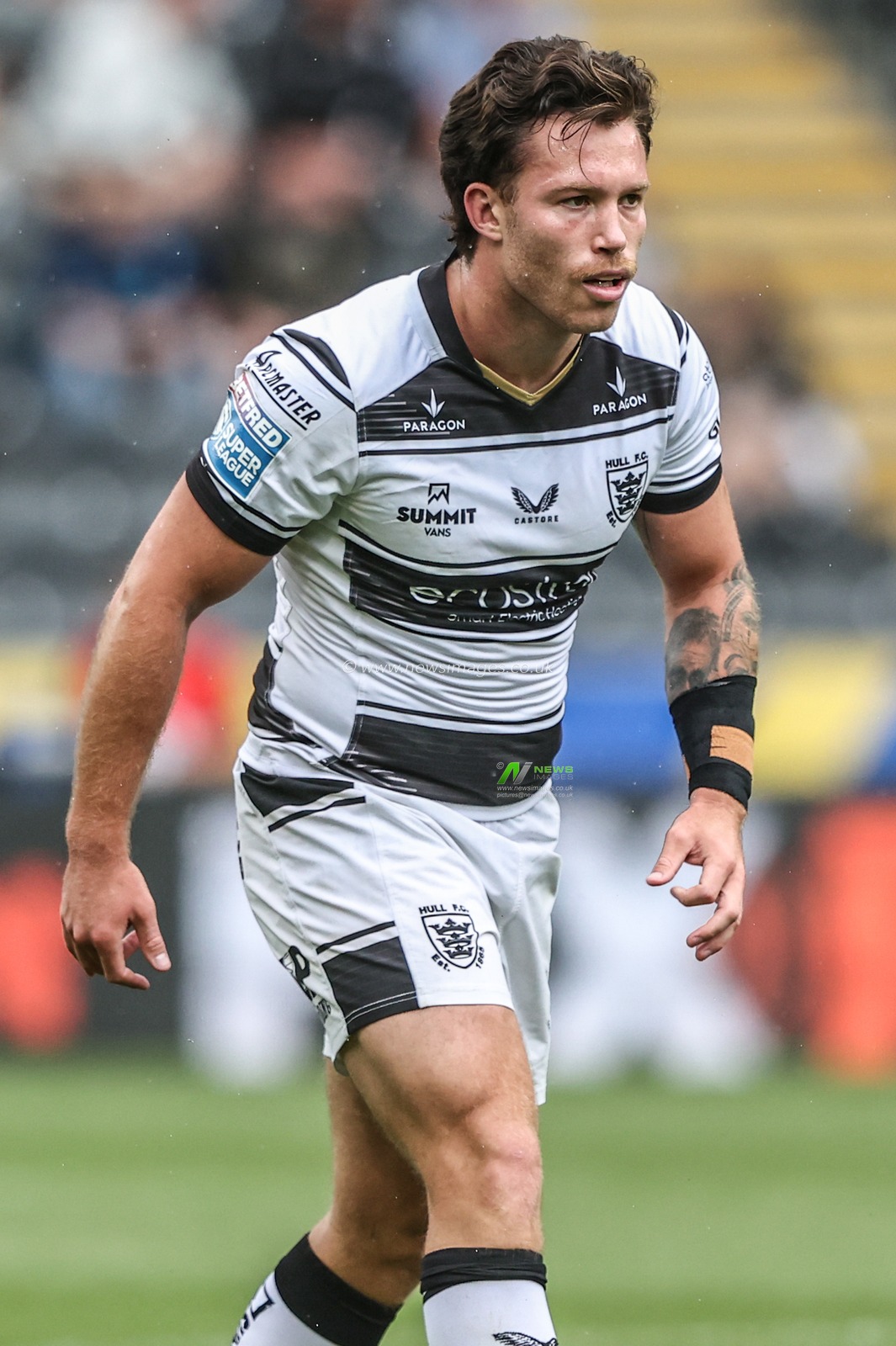 Yusuf Aydin of Hull FC during the Betfred Super League round 20 match Hull FC vs Huddersfield Giants at MKM Stadium, Hull, United Kingdom, 26th July 2025

(Photo by Alfie Cosgrove/News Images)