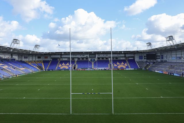A general view of The Halliwell Jones Stadium during the Betfred Challenge Cup round 4 match Goole Vikings vs Warrington Wolves at The Halliwell Jones Stadium, Warrington, United Kingdom on 14 March 2026

(Photo by Mark Cosgrove/News Images)