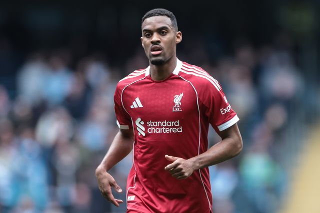 Ryan Gravenberch of Liverpool during the Emirates FA Cup Quarter-Final match Manchester City vs Liverpool at Etihad Stadium, Manchester, United Kingdom on 04 April 2026

(Photo by Mark Cosgrove/News Images)