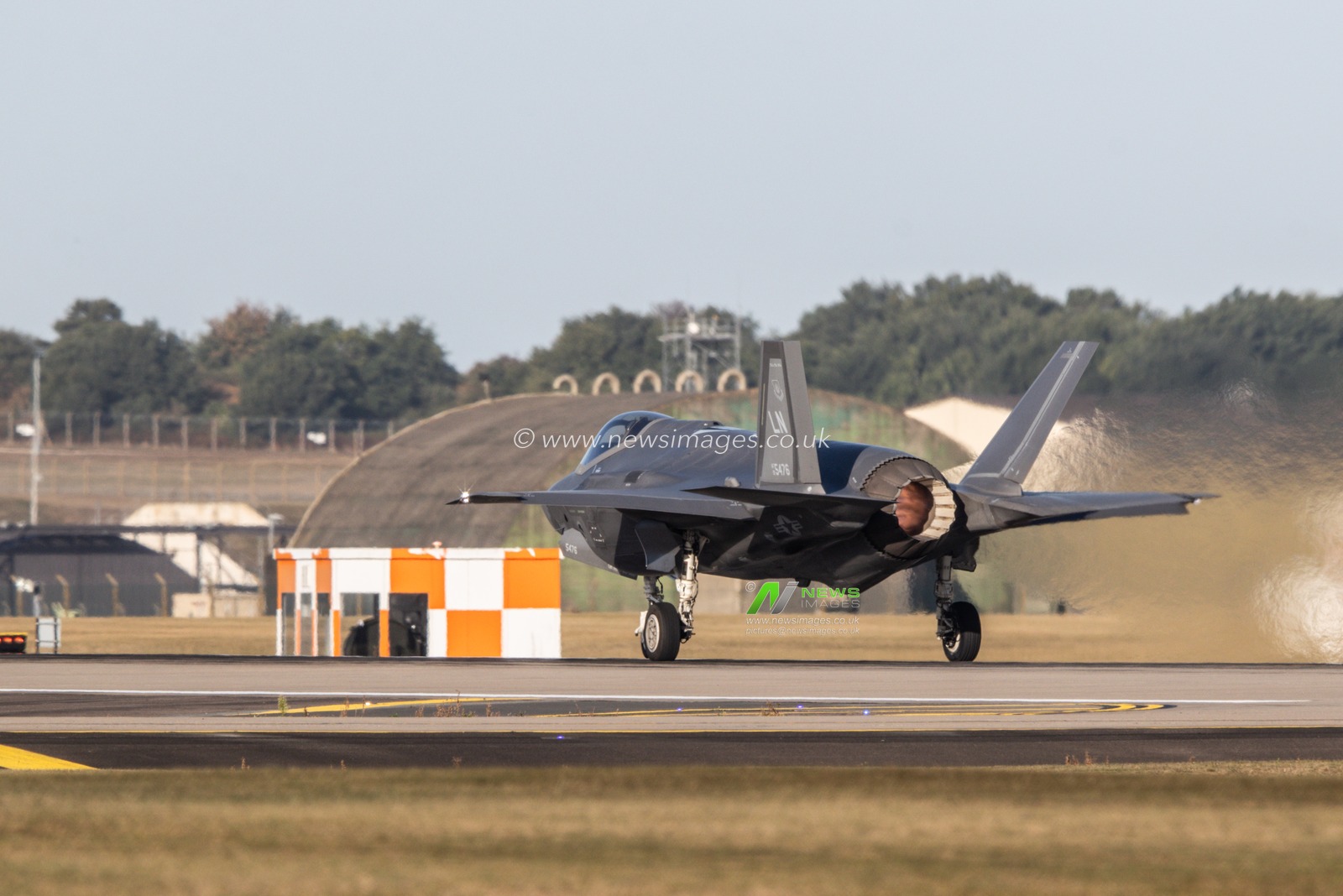 USAF F35’s assigned to the 48th Fighter Wing conduct a combat readiness exercise at RAF Lakenheath, Lakenheath, United Kingdom, 28th August 2025

(Photo by Alfie Cosgrove/News Images)