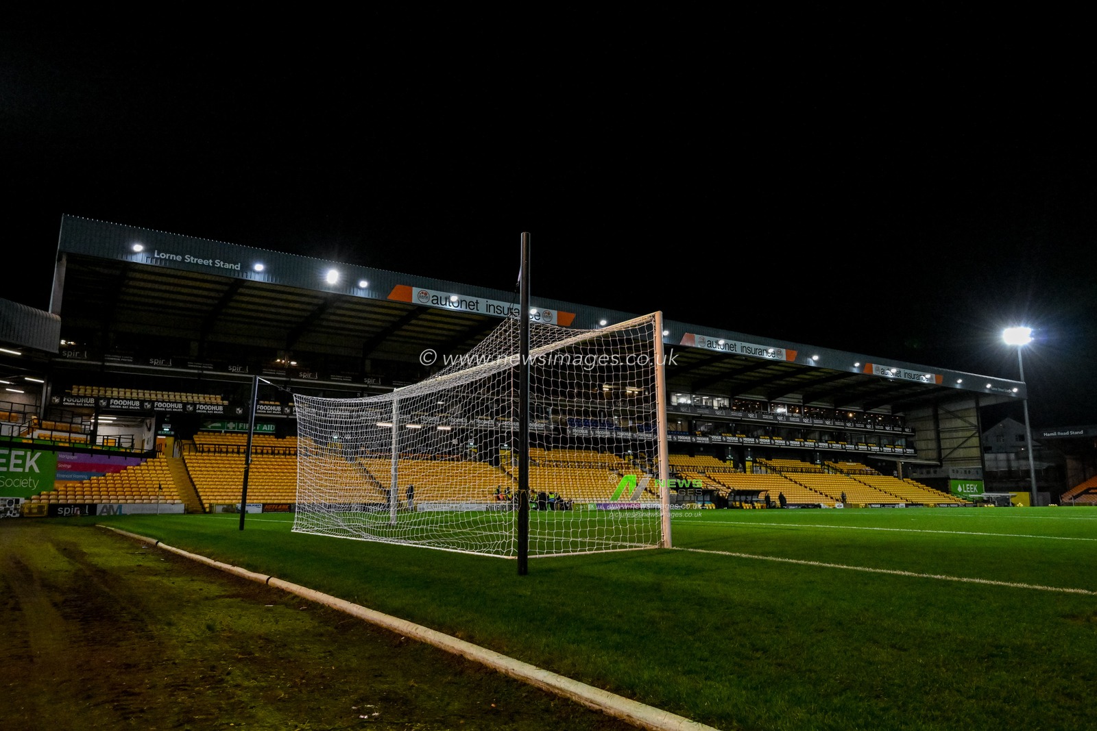General ground views of Vale Park, home ground for Port Vale FC, during the The Vertu Trophy Group G match Port Vale vs Fleetwood Town at Vale Park, Burslem, United Kingdom, 11th November 2025

(Photo by Adam Gee/News Images)

*** GER AUT SUI OUT ***