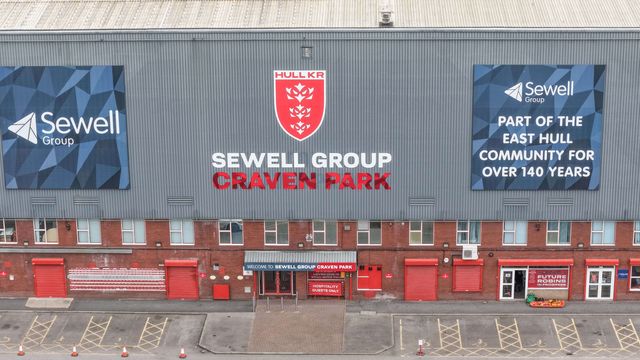 An aerial view of The Sewell Group Craven Park during the Betfred Super League Round 24 match Hull KR vs St Helens at Sewell Group Craven Park, Kingston upon Hull, United Kingdom, 29th August 2025

(Photo by Mark Cosgrove/News Images)
