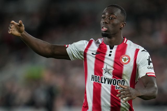 Michael Kayode of Brentford during the Premier League match Brentford vs Tottenham Hotspur at The Gtech Community Stadium, London, United Kingdom, 1st January 2026

(Photo by Harvey Murphy/News Images)

*** GER AUT SUI OUT ***