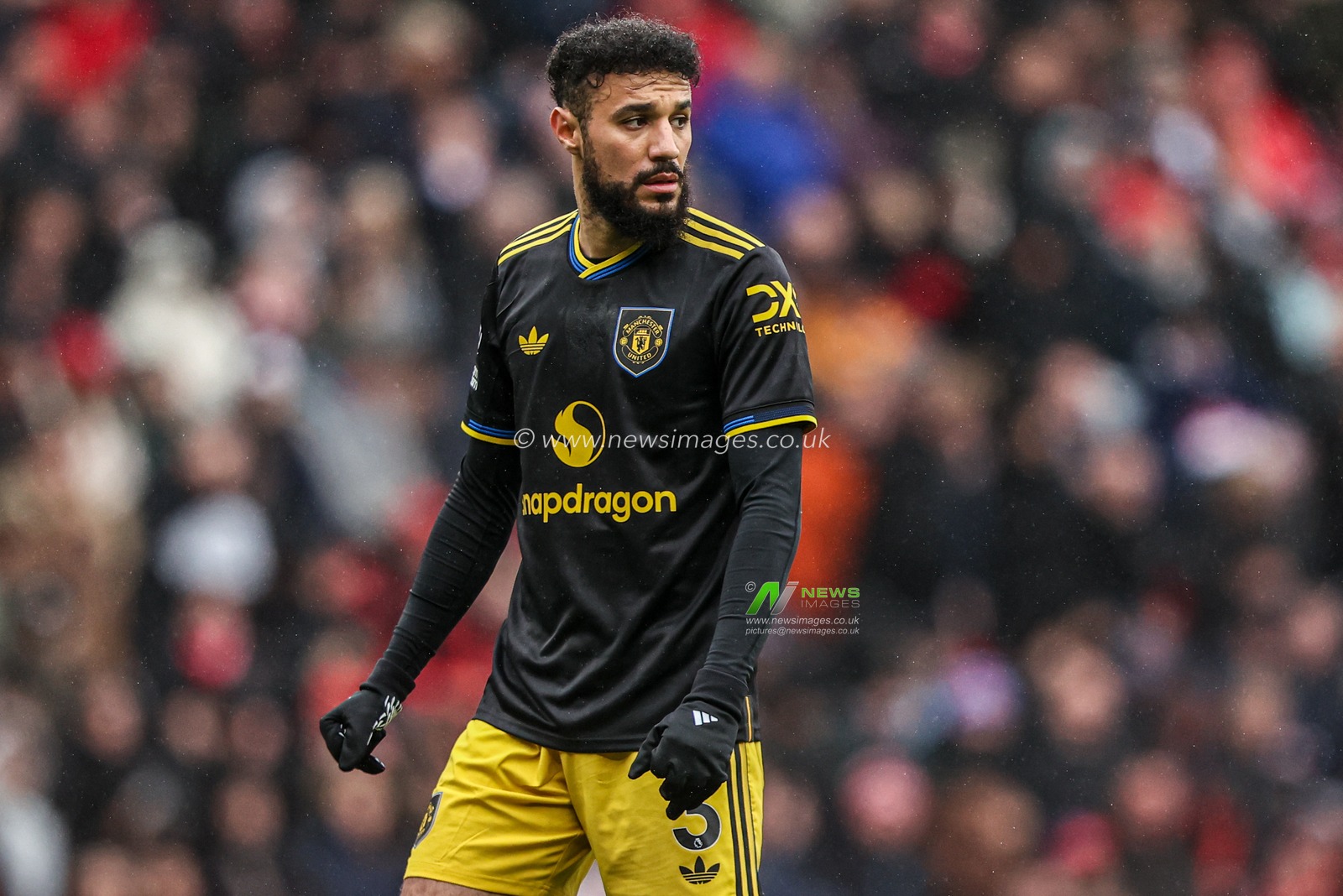 Noussair Mazraoui of Manchester United during the Premier League match Sunderland vs Manchester United at Stadium Of Light, Sunderland, United Kingdom on 09 May 2026

(Photo by Alfie Cosgrove/News Images)