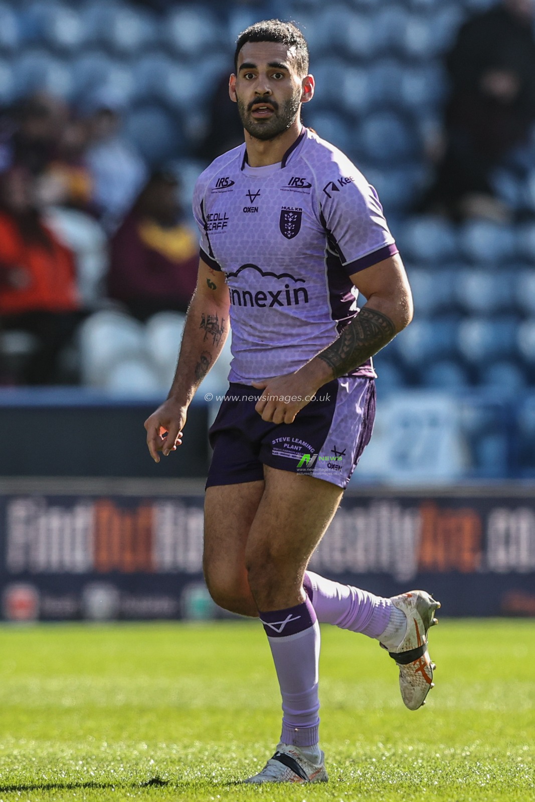 Tyrone May of Hull KR during the Betfred Super League Round 6 match Huddersfield Giants vs Hull KR at John Smith's Stadium, Huddersfield, United Kingdom, 30th March 2025

(Photo by Alfie Cosgrove/News Images)