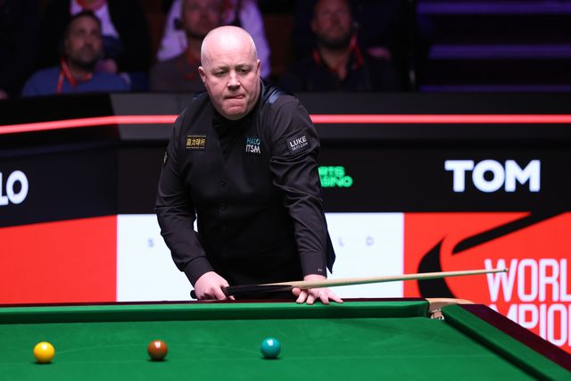 John Higgins during the 2025 Halo World Snooker Championship Game between John Higgins and Xiao Guodong at Crucible Theatre, Sheffield, United Kingdom, 26th April 2025

(Photo by Alex Roebuck/News Images)