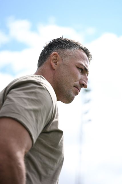 Sam Burgess, Head Coach of Warrington Wolves looks on prior to the Betfred Super League round 21 match Castleford Tigers vs Warrington Wolves at OneBore Stadium, Castleford, Untied Kingdom on 01 August 2026

(Photo by Ben Roberts/News Images)

