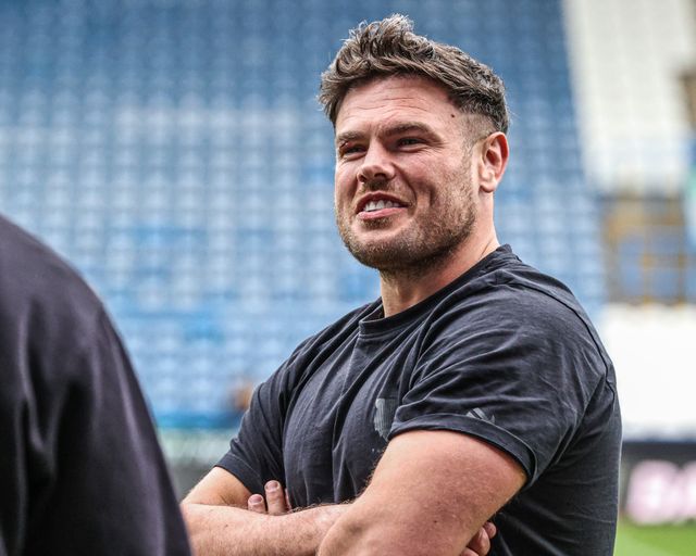 Joe Philbin of Warrington Wolves arrives during the Betfred Super League round 10 match Huddersfield Giants vs Warrington Wolves at Accu Stadium, Huddersfield, United Kingdom on 02 May 2026

(Photo by Alfie Cosgrove/News Images)
