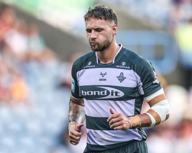 Tristan Powell of Huddersfield Giants during the Betfred Super League round 18 match Huddersfield Giants vs Bradford Bulls at Accu Stadium, Huddersfield, United Kingdom on 10 July 2026

(Photo by Alfie Cosgrove/News Images)
