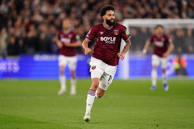 Pablo of West Ham United during the Premier League match West Ham United vs Wolverhampton Wanderers at London Stadium, London, United Kingdom on 10 April 2026

(Photo by Harvey Murphy/News Images)