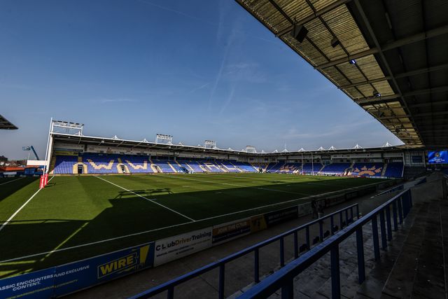A general view of Halliwell Jones Stadium ahead of the Betfred Super League round 5 match Warrington Wolves vs Castleford Tigers at The Halliwell Jones Stadium, Warrington, United Kingdom on 21 March 2026

(Photo by Alfie Cosgrove/News Images)