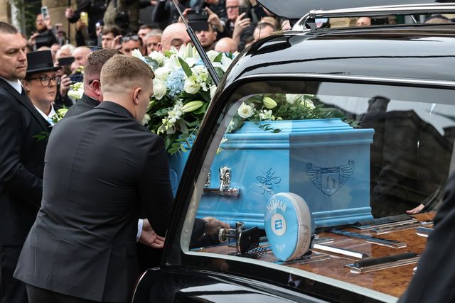 Ricky Hatton Funeral procession