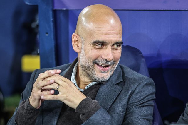 Pep Guardiola manager of Manchester City during the UEFA Champions League 2025/26 Phase MD1 Manchester City vs Napoli League at The City of Manchester Stadium, Manchester, United Kingdom, 18th September 2025

(Photo by Alfie Cosgrove/News Images)