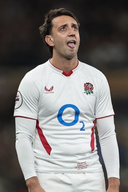 Alex Mitchell of England during the Quilter Nations Series 2025 match England vs Fiji at Allianz Stadium, Twickenham, United Kingdom, 8th November 2025

(Photo by Mark Cosgrove/News Images)

*** GER AUT SUI OUT ***