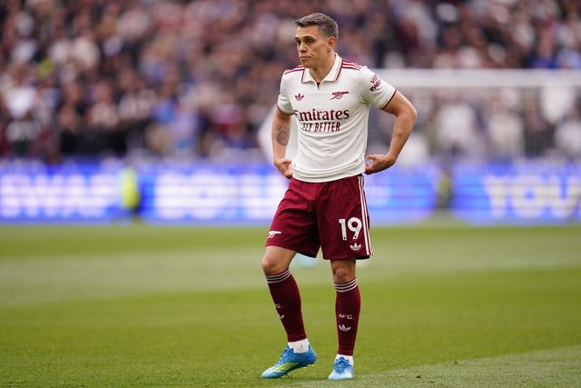 Leandro Trossard of Arsenal during the Premier League match West Ham United vs Arsenal at London Stadium, London, United Kingdom on 10 May 2026

(Photo by Harvey Murphy/News Images)