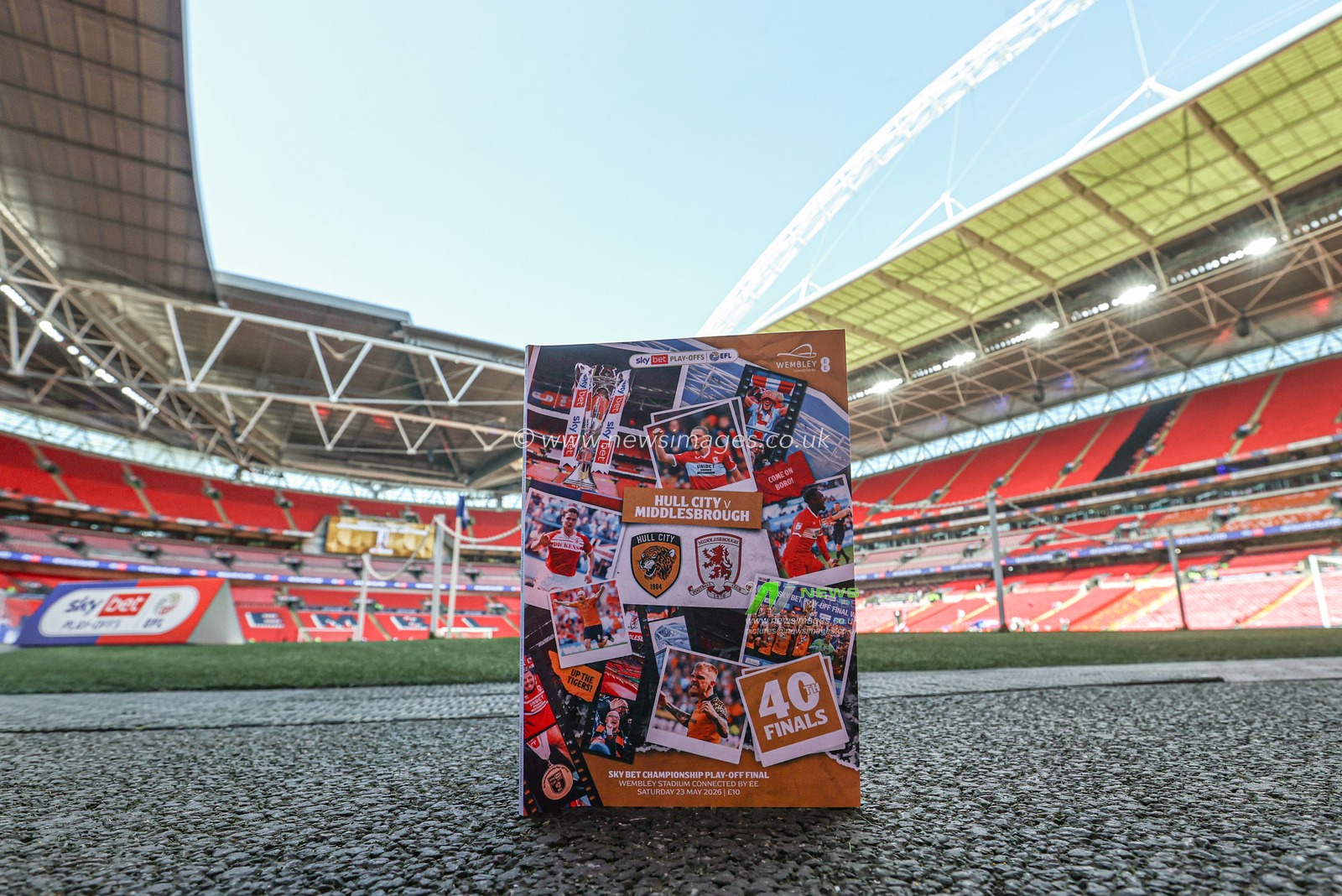 The front cover of the match day programme during the Sky Bet Championship Playoffs Final match Hull City vs Middlesbrough at Wembley Stadium, London, United Kingdom on 23 May 2026

(Photo by Alfie Cosgrove/News Images)