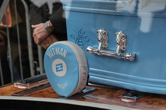 Ricky Hatton Funeral procession