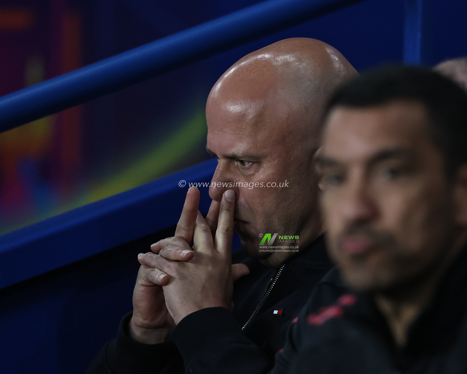 Arne Slot manager of Liverpool concentrating ahead off kickoff  during the UEFA Champions League Quarter Finals match Paris Saint-Germain vs Liverpool at Parc des Princes, Paris, France on 08 April 2026

(Photo by Alfie Cosgrove/News Images)