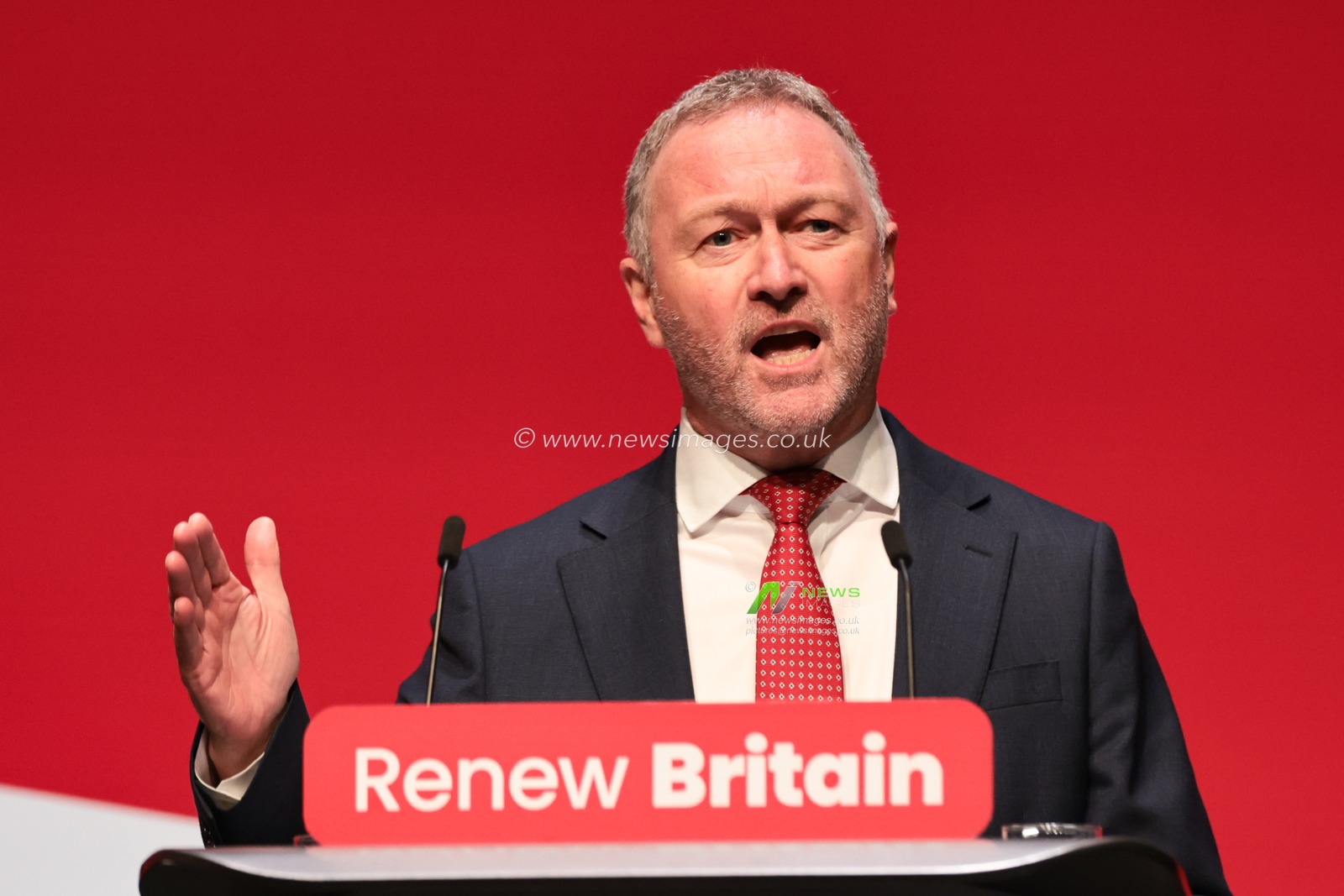 Steve Reed MP, Secretary of State for Communities, Housing and Local Government speaks during the Labour Party Annual Conference 2025 at The ACC, Liverpool, United Kingdom, 28th September 2025

(Photo by Mark Cosgrove/News Images)