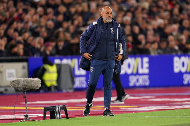Nuno Espirito Santo manager of West Ham United during the Premier League match West Ham United vs Wolverhampton Wanderers at London Stadium, London, United Kingdom on 10 April 2026

(Photo by Harvey Murphy/News Images)