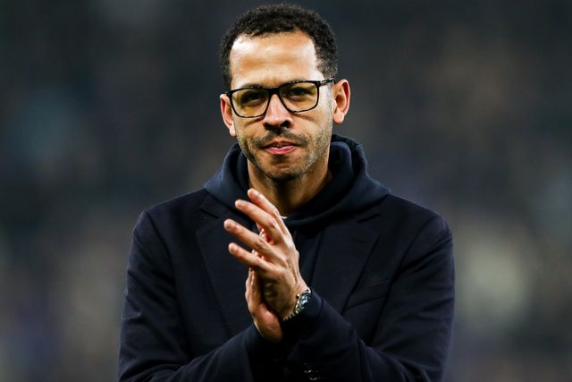 Liam Rosenior manager of Chelsea claps fans dejected after 3-0 defeat after the Premier League match Everton vs Chelsea at Hill Dickinson Stadium, Liverpool, United Kingdom on 21 March 2026

(Photo by Jorge Horsted/News Images)