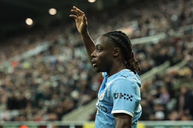 Jeremy Doku of Manchester City during the Carabao Cup Semi-finals First Leg Newcastle United vs Manchester City at St. James's Park, Newcastle, United Kingdom, 13th January 2026

(Photo by Mark Cosgrove/News Images)