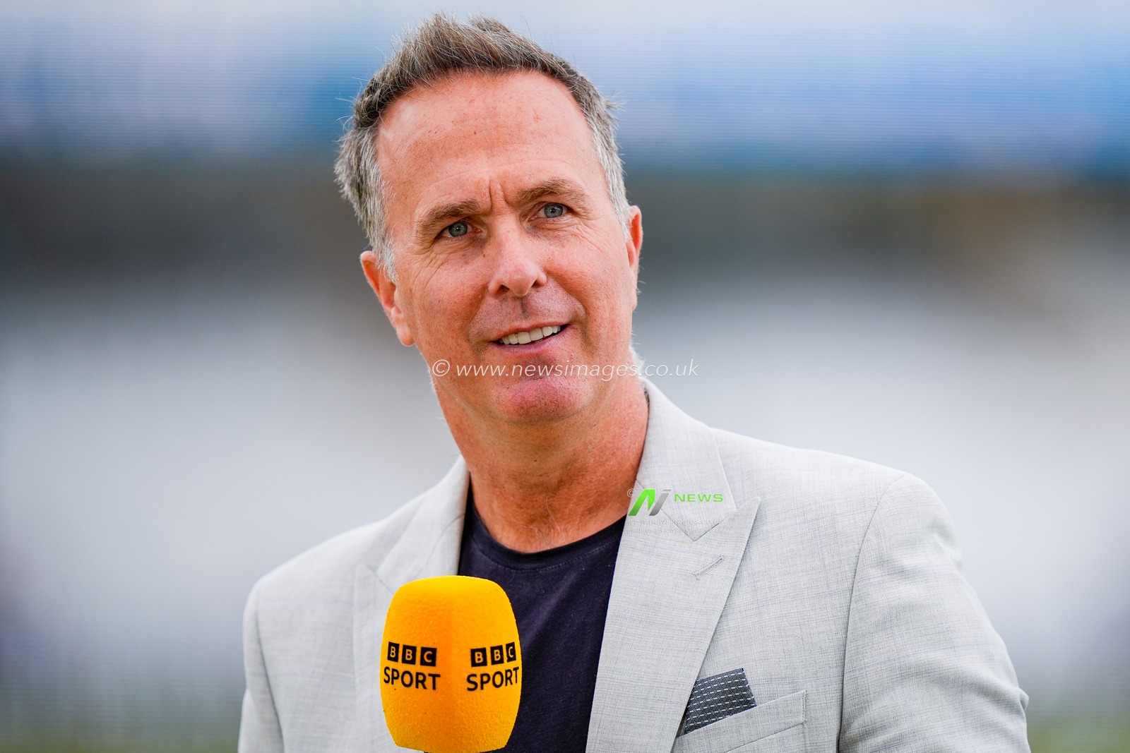 Former England captain and BBC commentator Michael Vaughan during the 3rd Rothesay Test Match Day 5 match England vs New Zealand at Trent Bridge, Nottingham, United Kingdom on 29 June 2026

(Photo by Maynard Manyowa/News Images)
