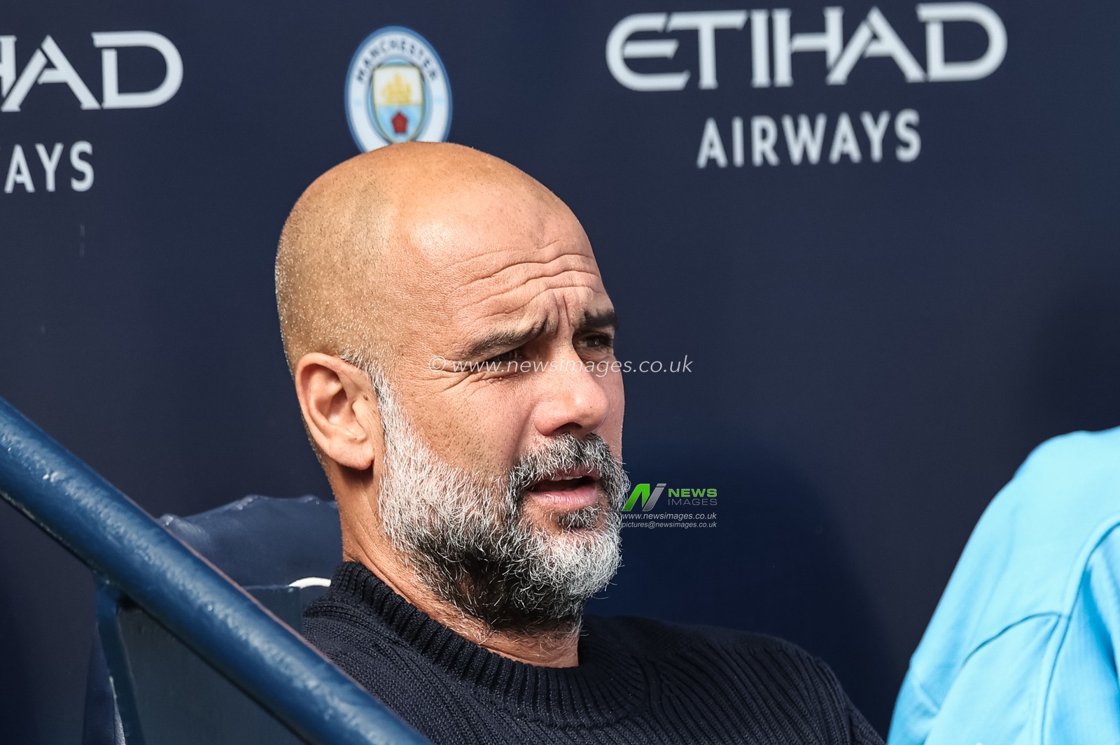 Pep Guardiola manager of Manchester City during the Premier League match Manchester City vs Crystal Palace at Etihad Stadium, Manchester, United Kingdom, 12th April 2025

(Photo by Mark Cosgrove/News Images)
