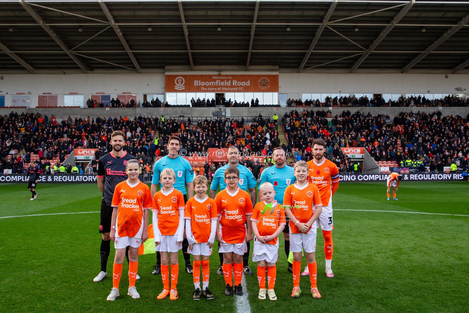 during the Sky Bet League 1 match Blackpool vs Northampton Town at Bloomfield Road, Blackpool, United Kingdom, 16th November 2024

(Photo by Gareth Evans/News Images)