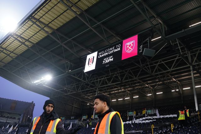 View of scoreboard at craven cottage ahead of the Premier League match Fulham vs West Ham United at Craven Cottage, London, United Kingdom on 04 March 2026

(Photo by Harvey Murphy/News Images)